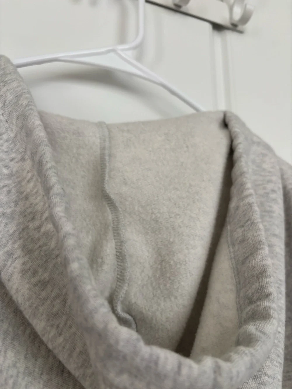 PINK Gray Fleece Zip Up Jacket - Picture 4 of 5